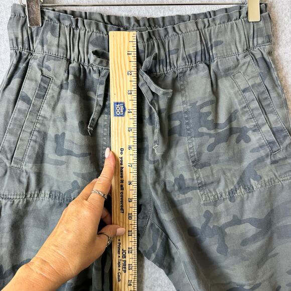 Loft High Rise Camo Joggers Womens Size XS Casual Comfort Boho Grunge Army Pants - Picture 11 of 14